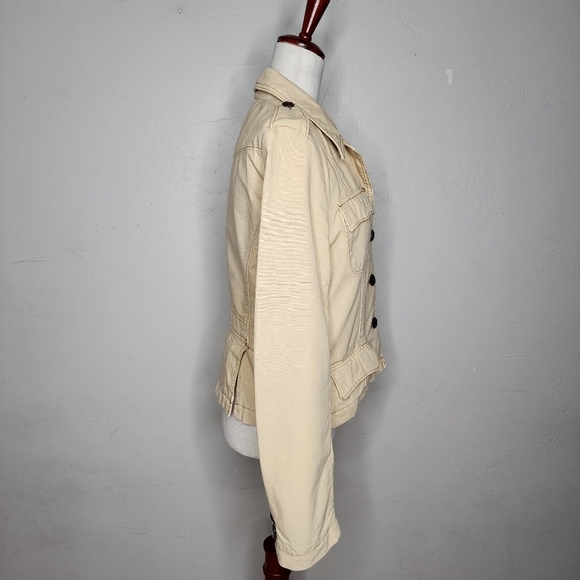 Vintage Ralph Lauren Original Polo Jeans Military Style Chore Jacket Size Medium - Picture 8 of 16